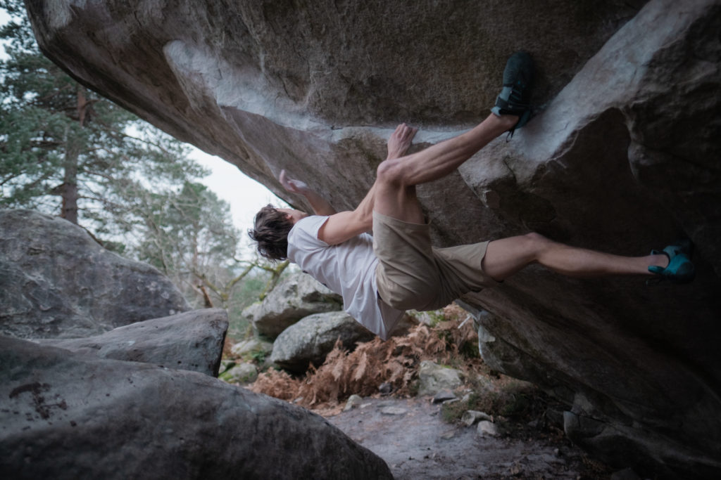 Watch Simon Lorenzi establish Big Conviction 8C+ at Fontainebleau