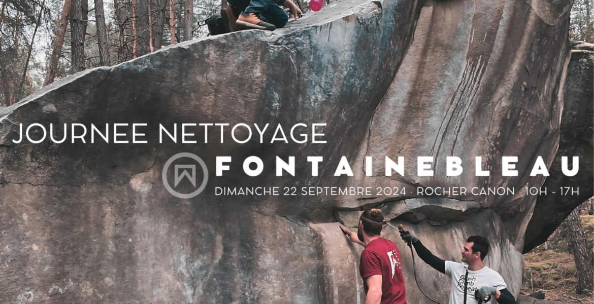 Journée de nettoyage Fanatic Climbing à Bleau #3 le 22 septembre – 3rd Clean-up day Fanatic Climbing in Font, 22 of September