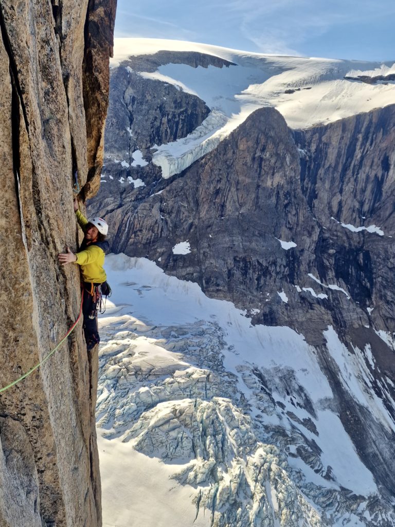 Sur le big wall du Groenland