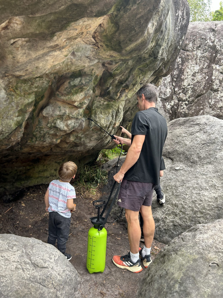 journée de nettoyage Fanatic Climbing 2024