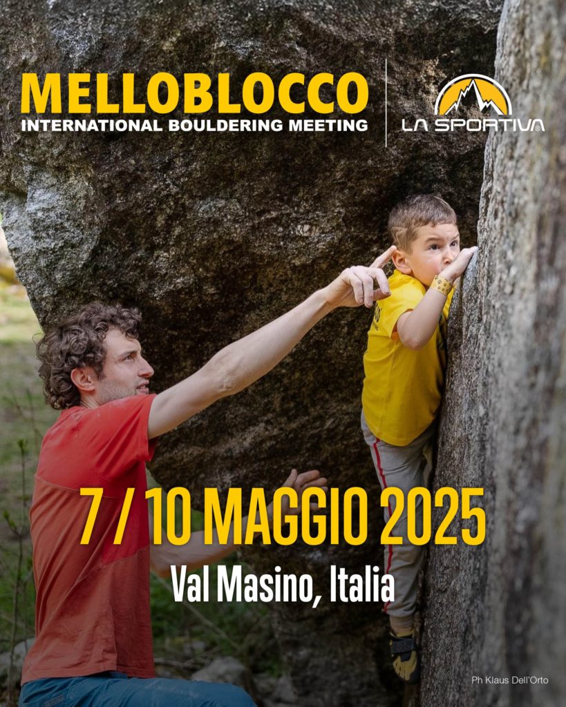 Melloblocco 2025 affiche