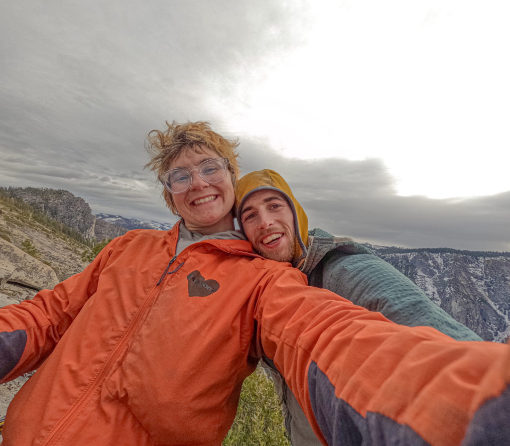 SOline et Seb Berthe Dawn Wall