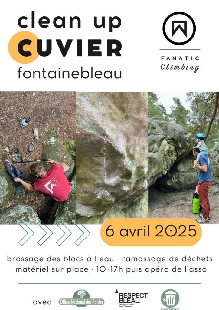 affiche cuvier clean up Fanatic avril 2025