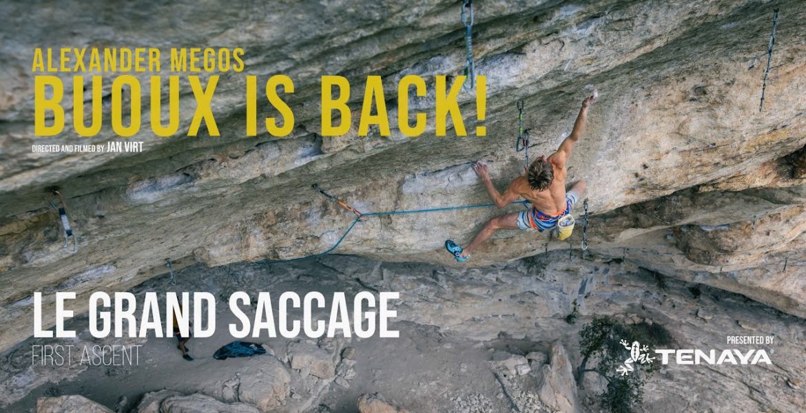 Alex Megos Buoux back