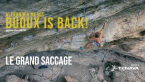 Alex Megos Buoux back