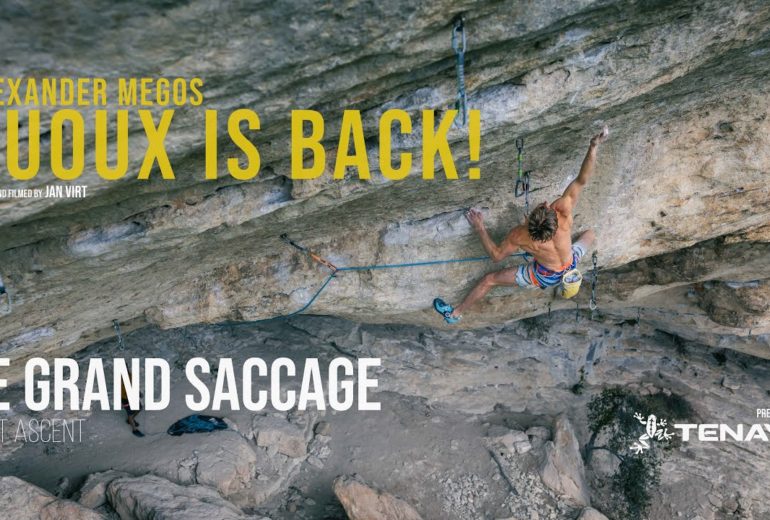 Alex Megos Buoux back