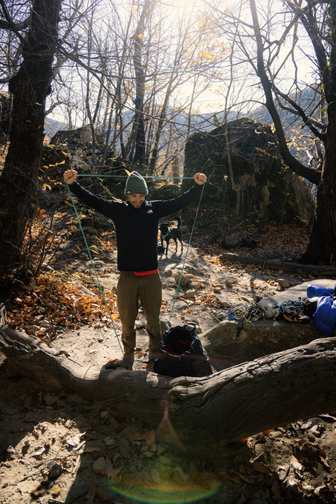 Jacopo s'échauffe pour Bon Voyage