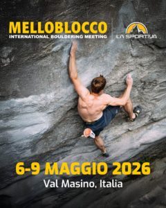 Melloblocco 2026 affiche