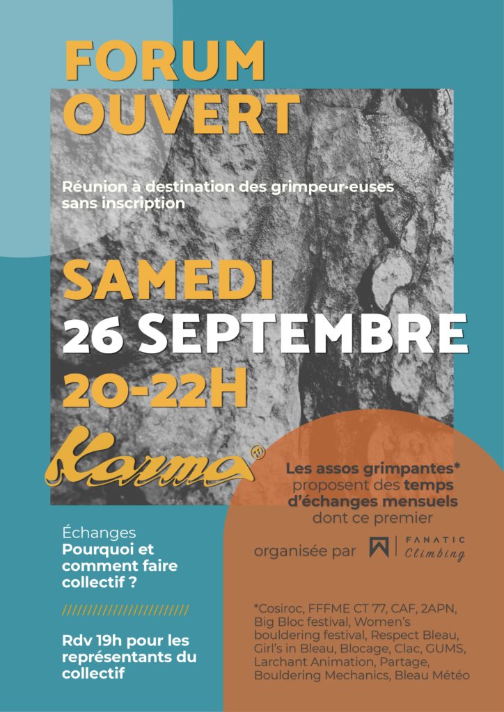 Affiche forum ouvert